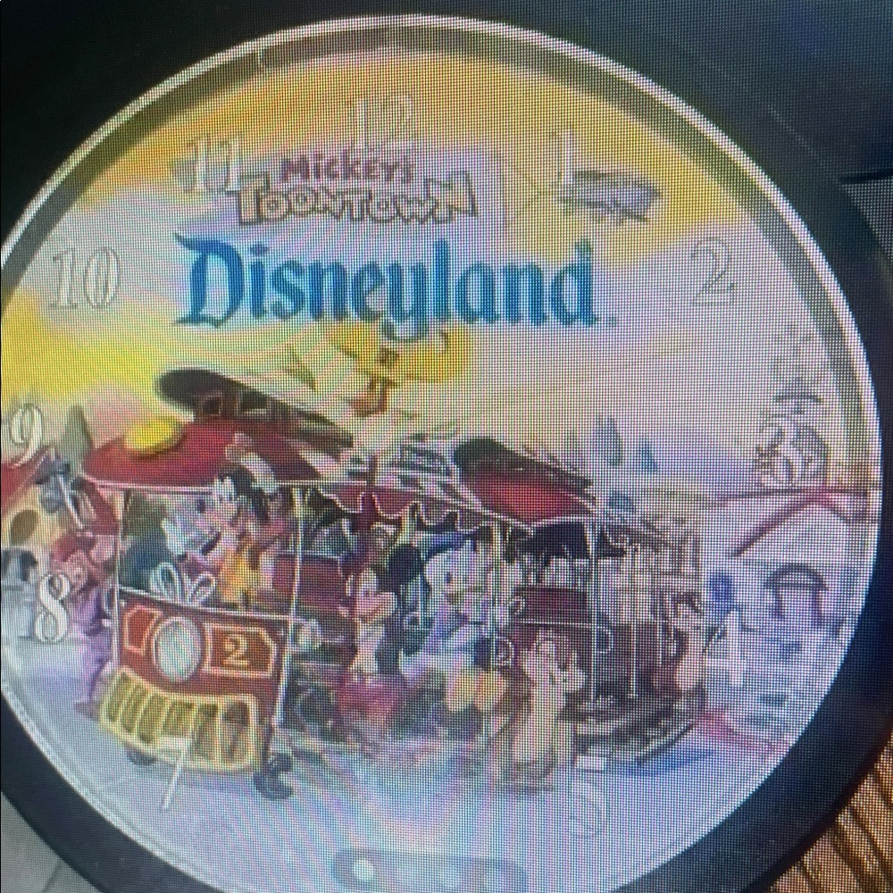 Disneyland Mickey's Toontown Wall Clock